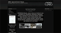Desktop Screenshot of onerestaurantandbar.com